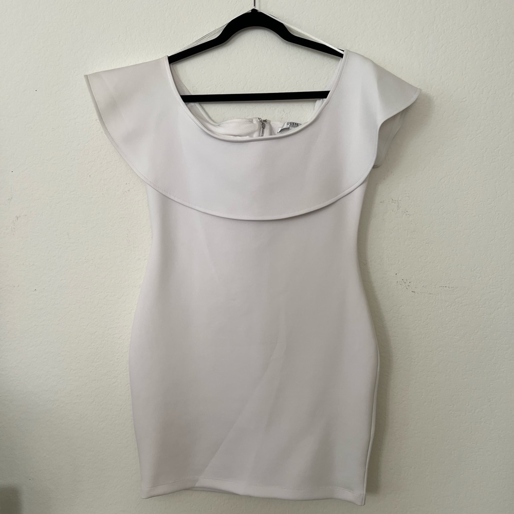White mini Guess dress size large